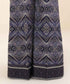 Unstitched Women's Embroidered Lawn Black Two Piece Suit